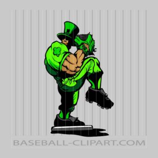 St Patricks Day Baseball Cartoon