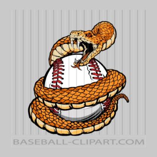 Clipart Snake Baseball