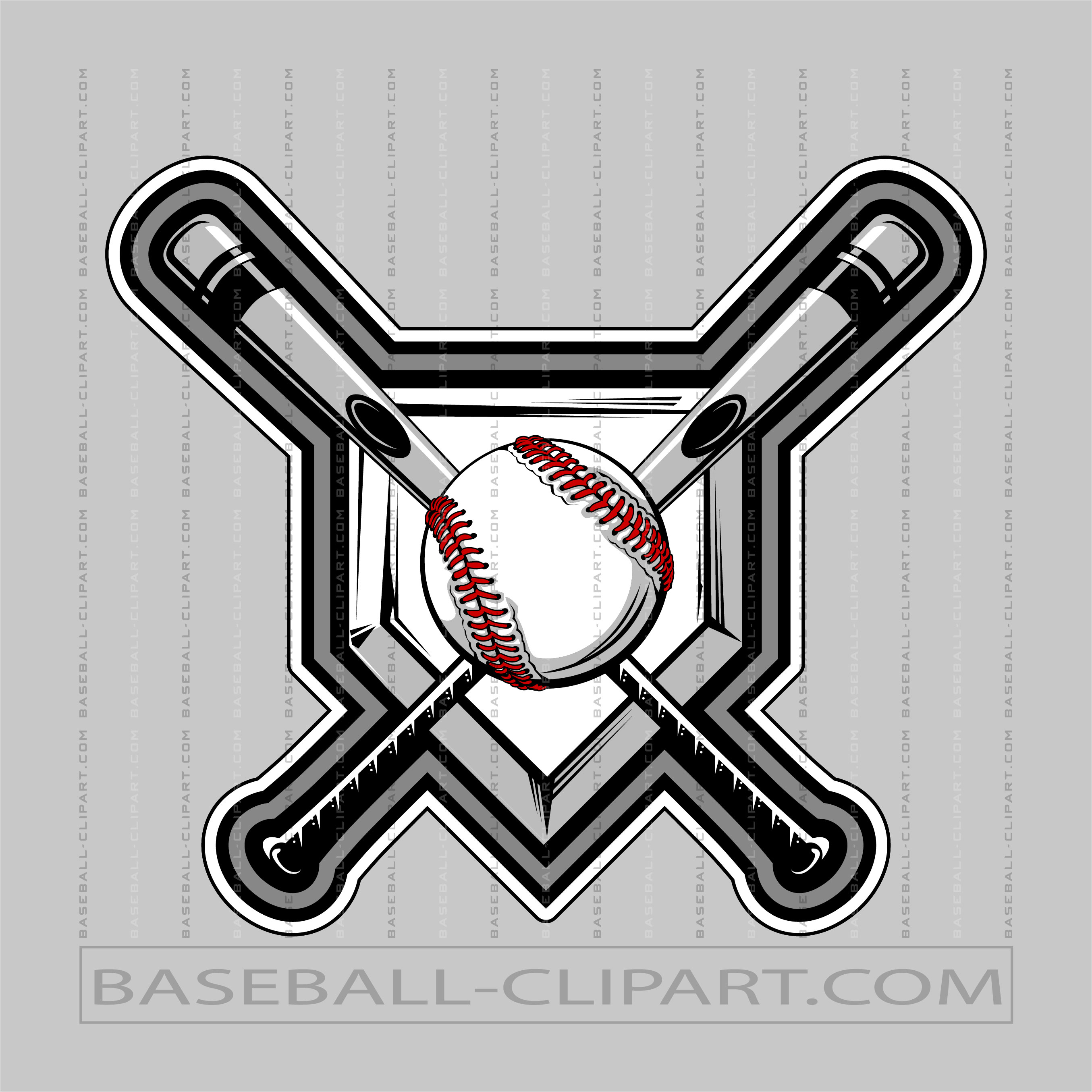 Baseball Plate Clipart