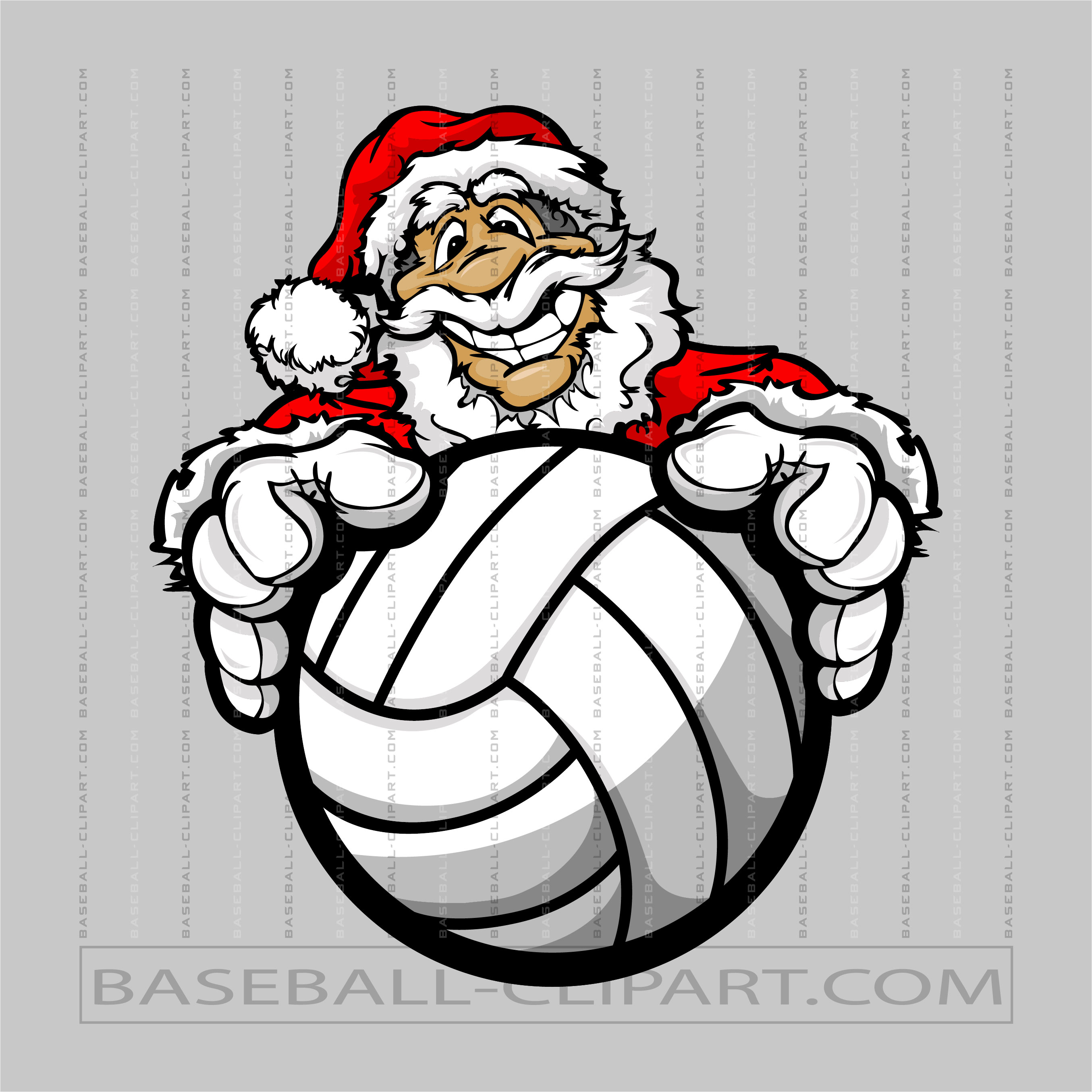 Holiday Volleyball Clipart
