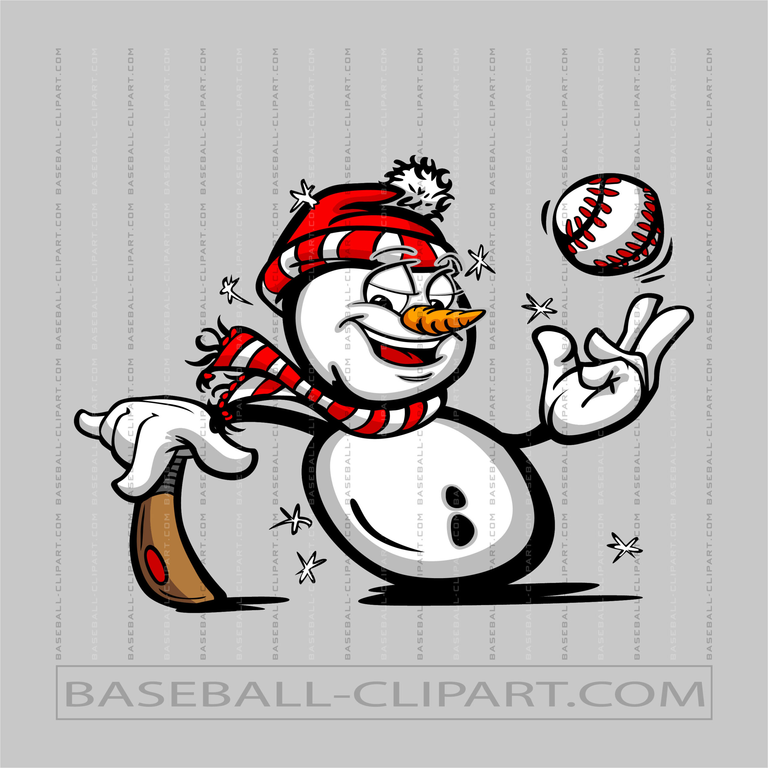 Snowman Baseball