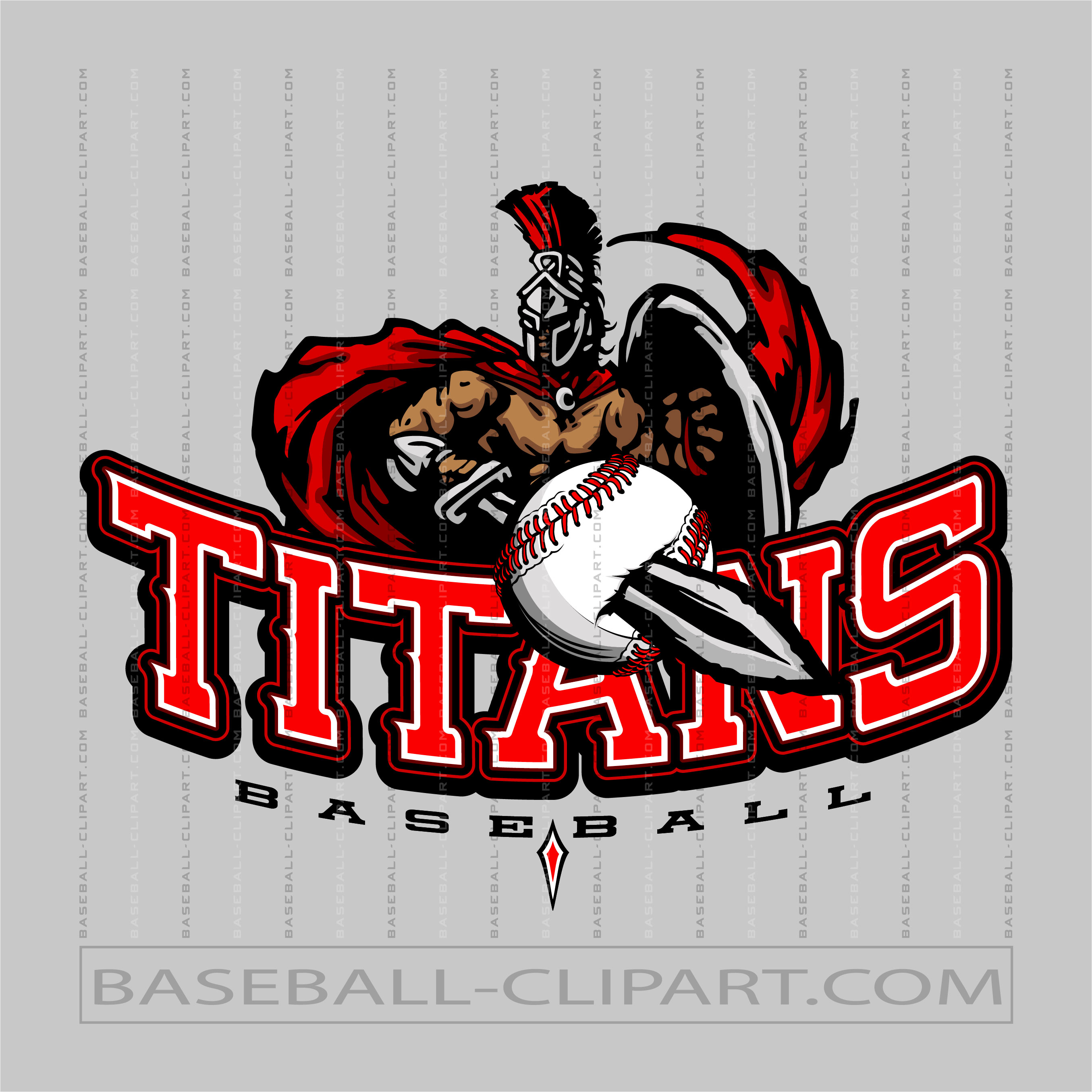 Titan Baseball Logo