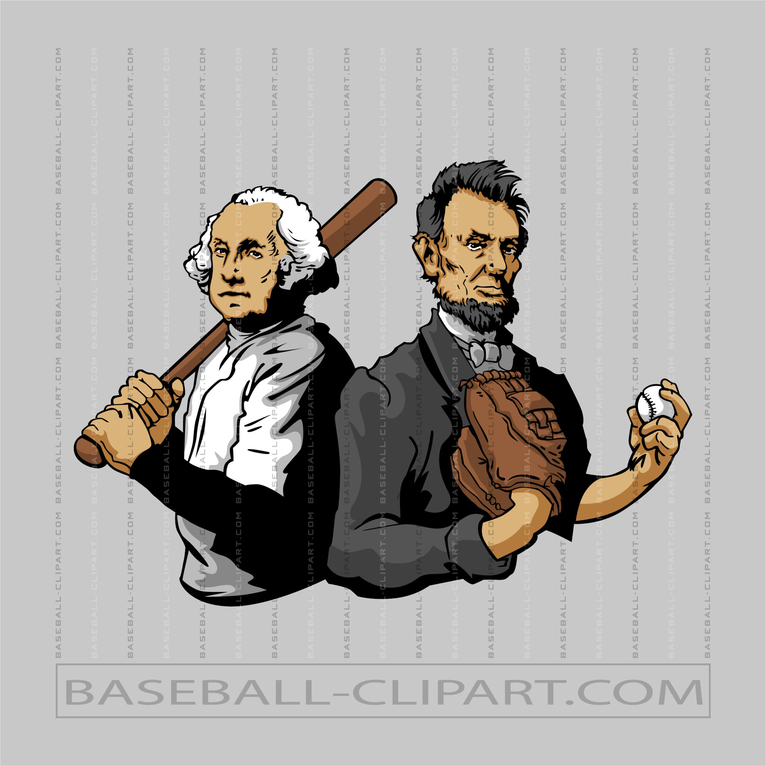 Baseball Presidents Logo
