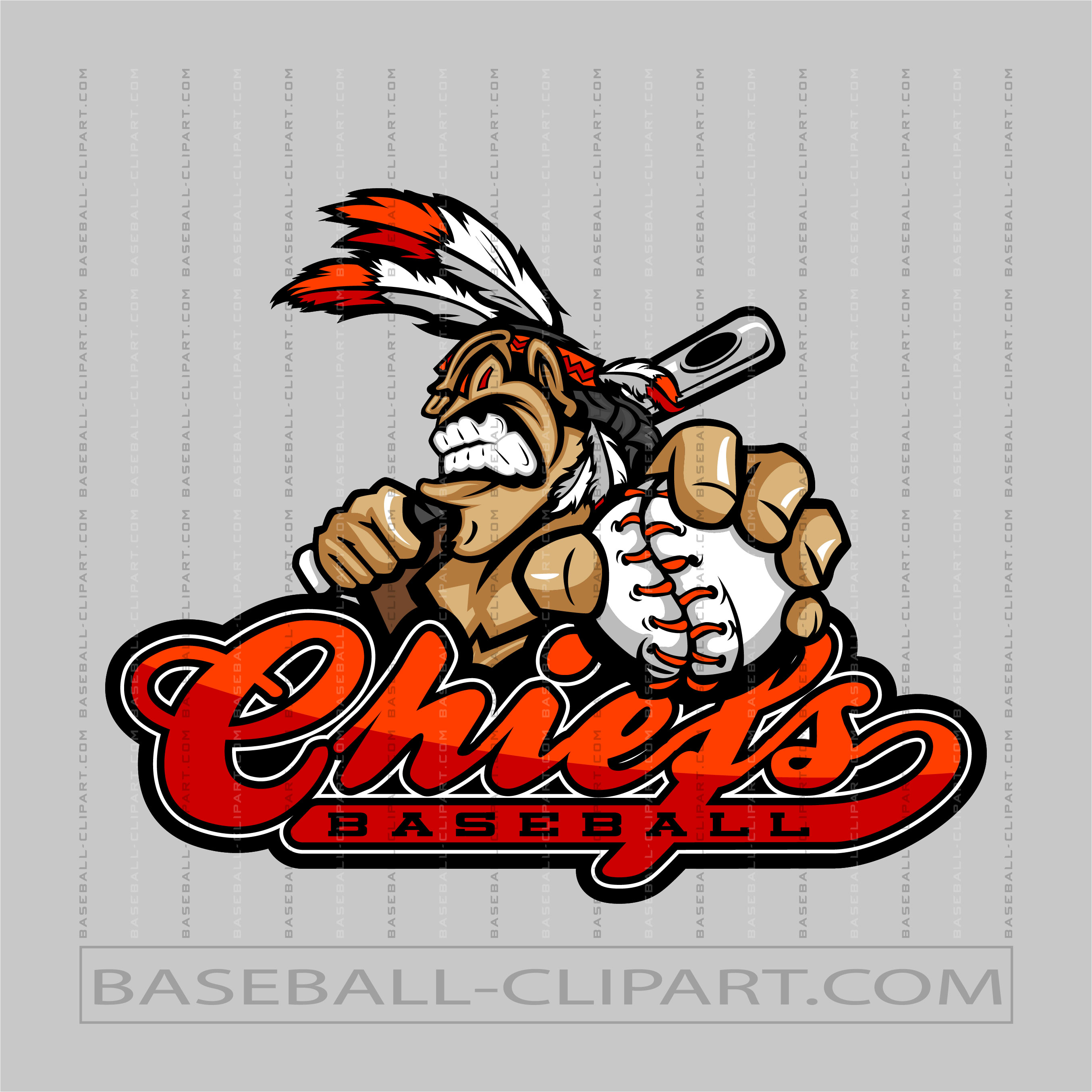 Chief Baseball Logo
