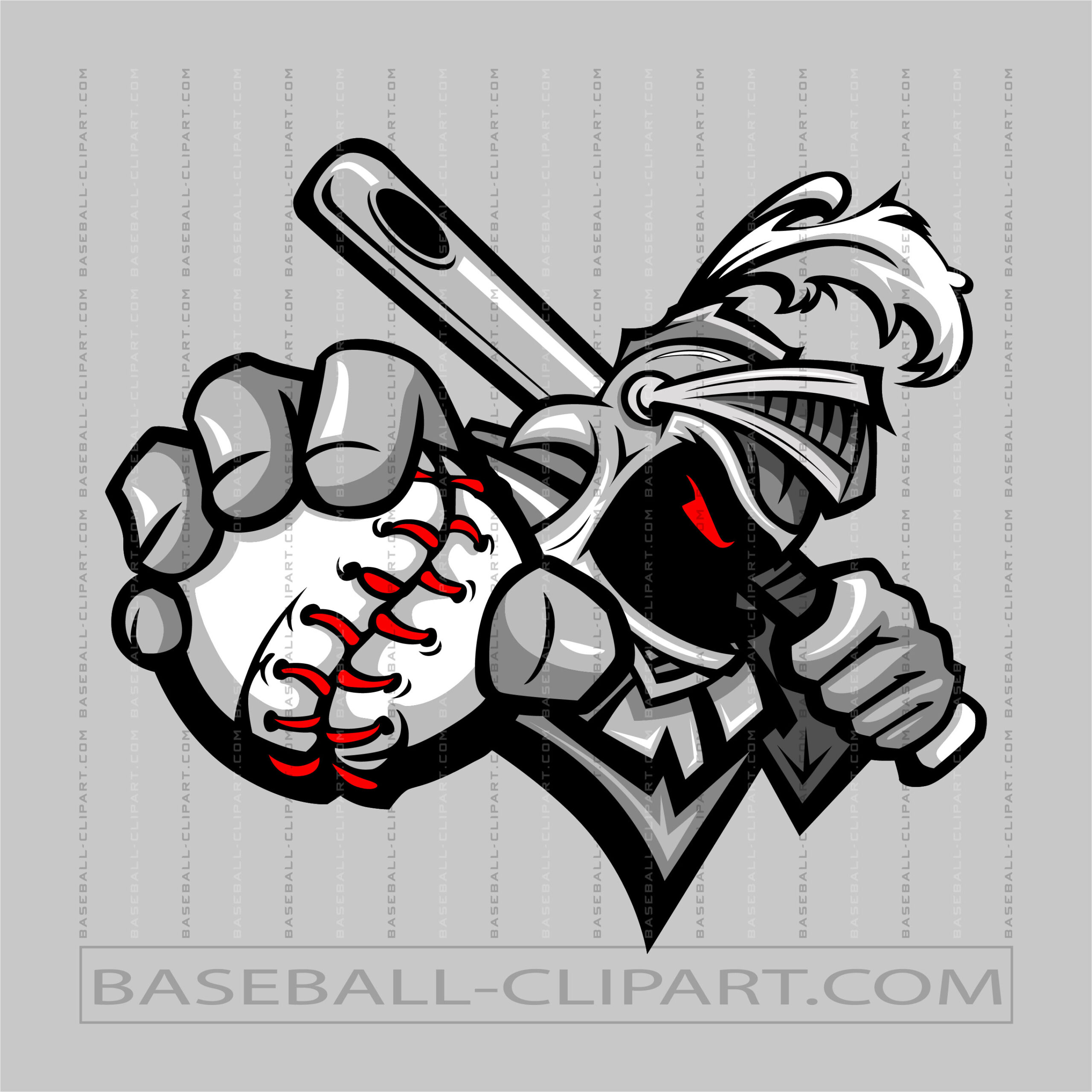 Crusaders Baseball Clip Art