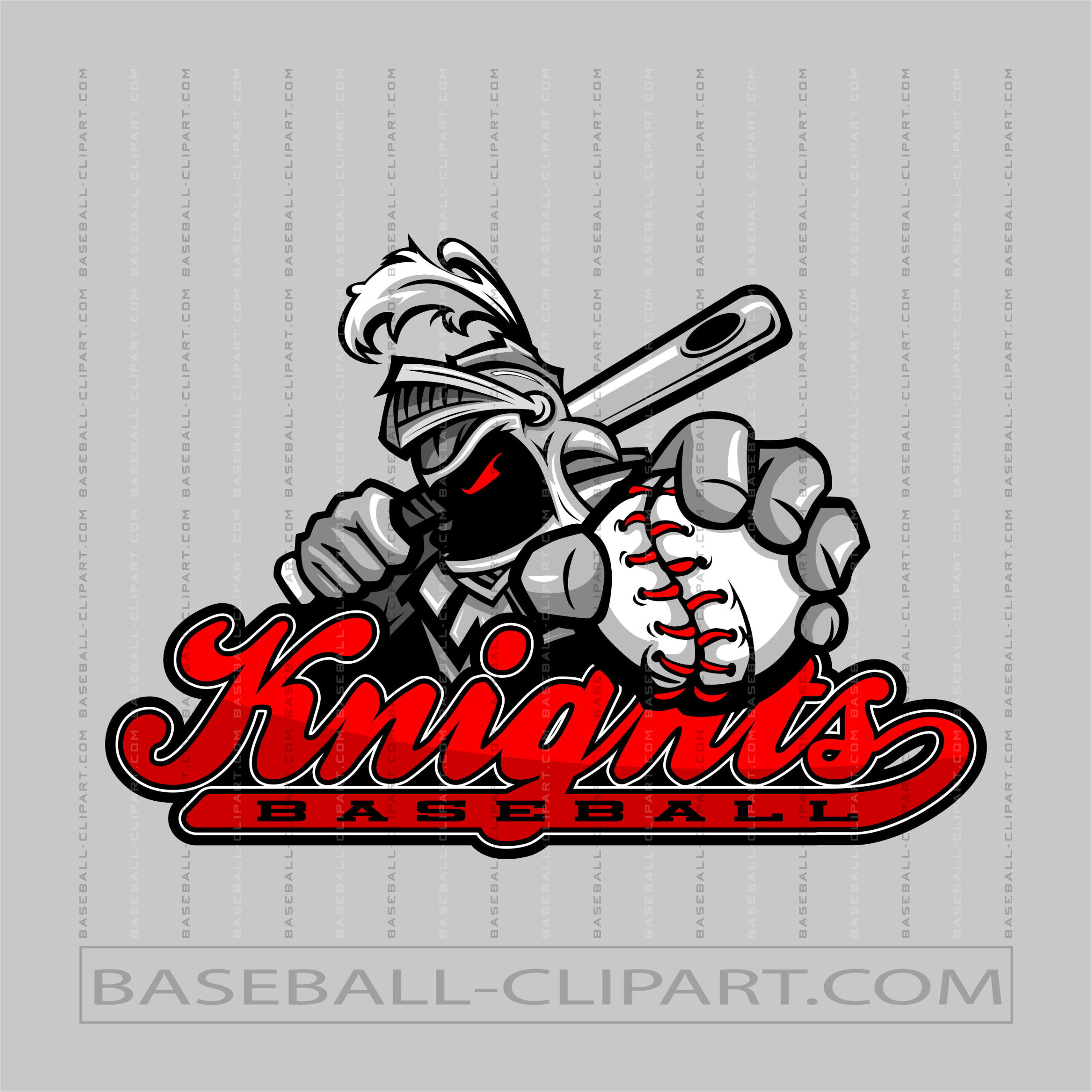 Knights Baseball Clipart