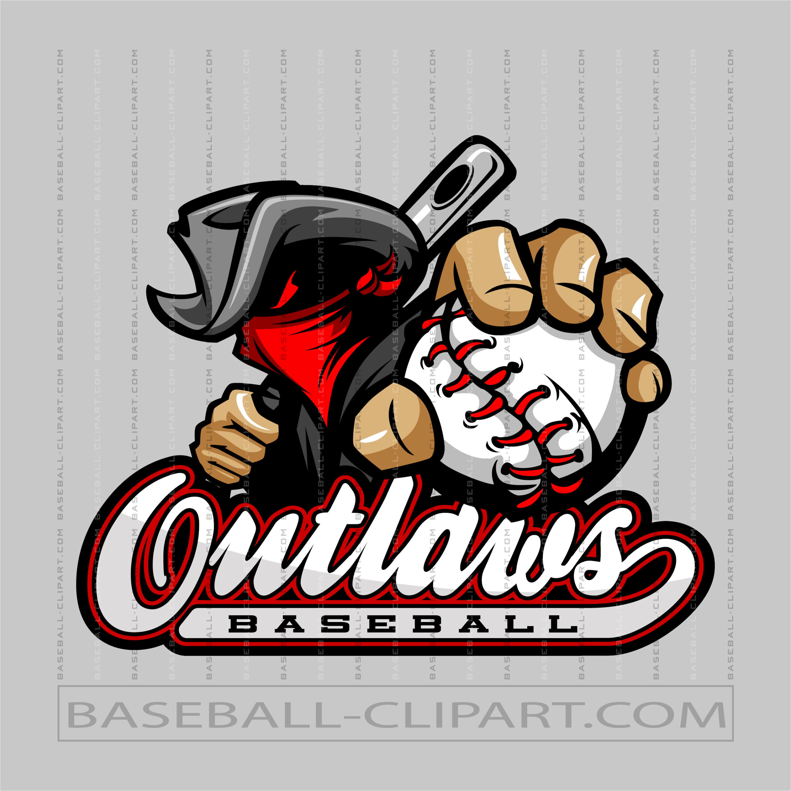 Outlaws Baseball Logo