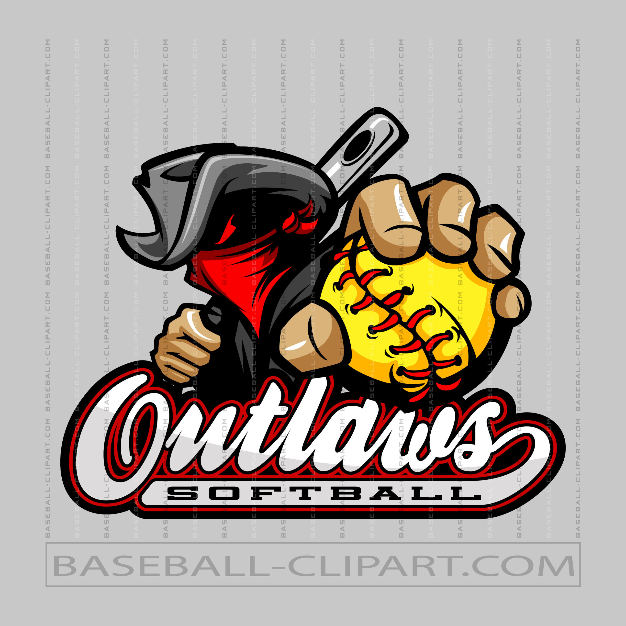 Outlaw Softball Logo