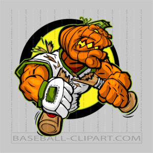 Pumpkin Baseball Batter