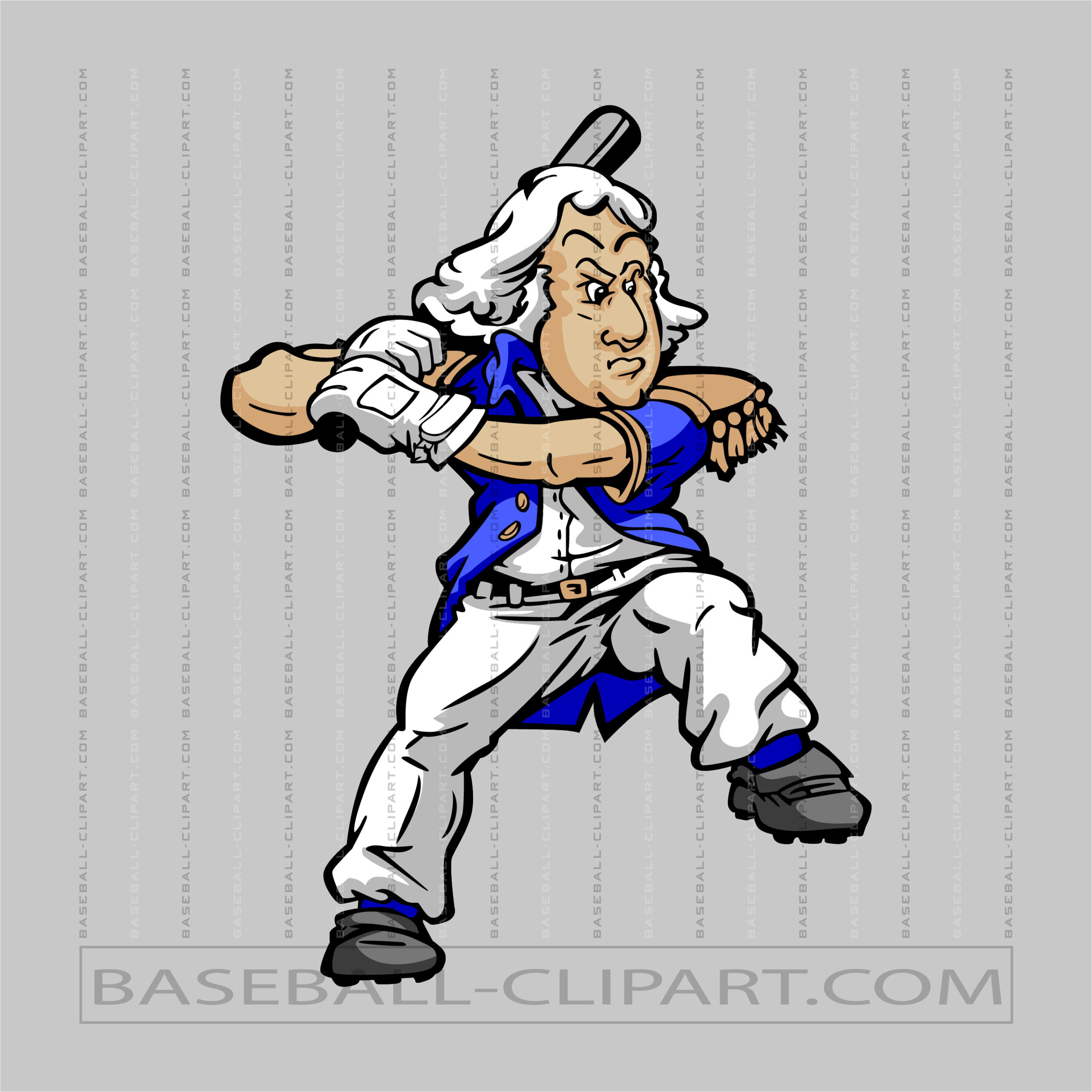 George Washington Baseball Clipart