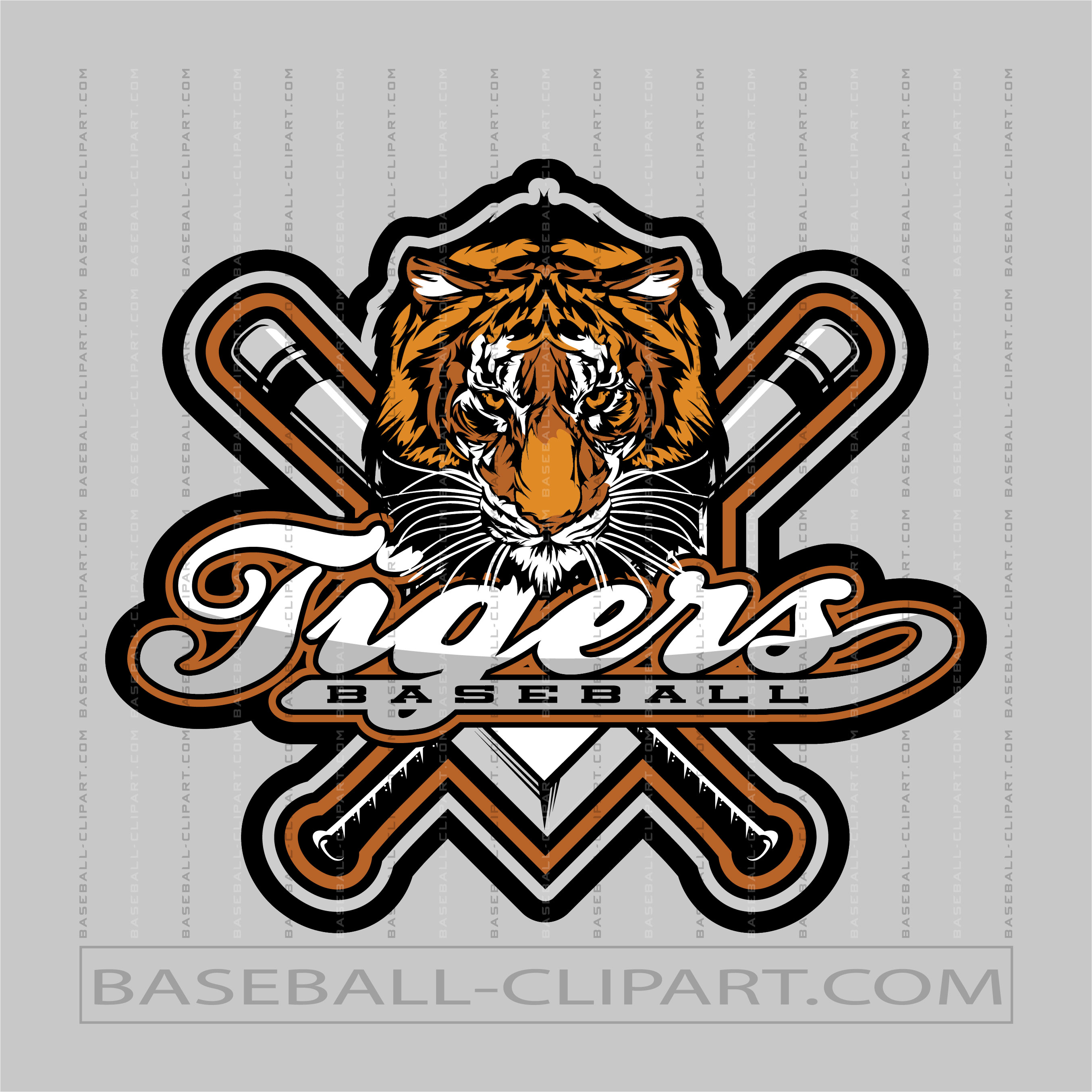 Tigers Baseball Clipart