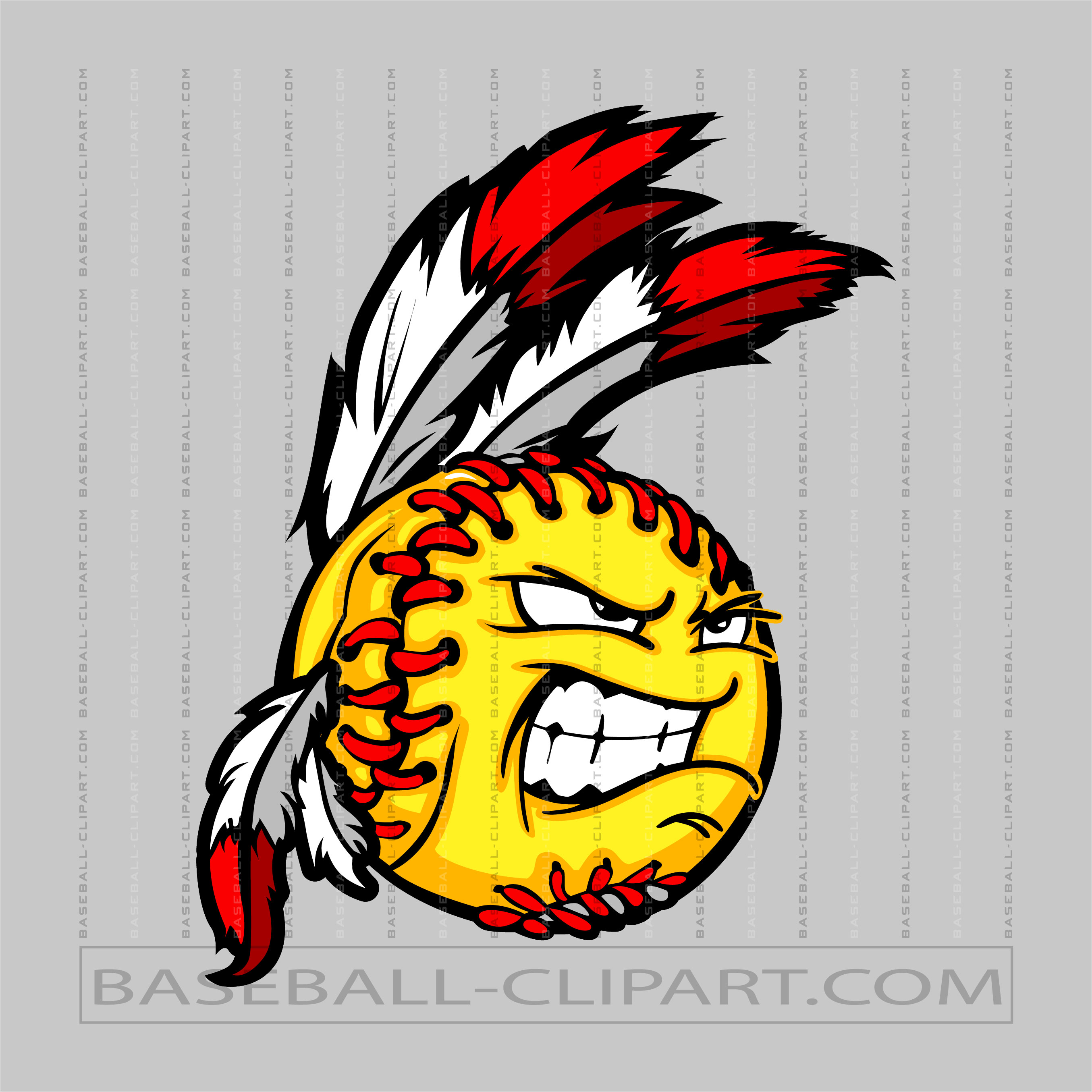 Indian Softball Logo